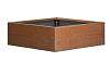 Bloembak Modulair - 120x120x28 cm Corten