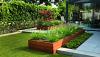 Bloembak Modulair - 120x120x28 cm Corten