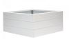 Bloembak Modulair - 120x120x42 cm Wit