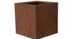 Bloembak vlak - 60x60x60 cm Corten