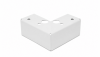Poten set - 5 cm hoog Wit