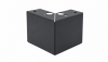 Poten set - 9.5 cm hoog Antraciet