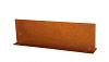Kantopsluiting Double (flg) 16.5 cm Corten