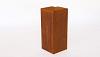 Overzetstuk muurelement hoek - 17x30x12.8 cm Corten