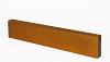 U-profiel ongelijkzijdig opsluitband 6 cm - 300x6.4x19.6/4.57 cm Corten