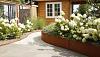 Borderpaneel Flex 56 cm + toebehoren - 220x56x3.5 cm (LxHxB) Corten