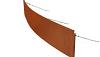 Borderpaneel Flex 56 cm - Paneel - 220x56x3.5 cm (LxHxB) Corten