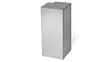 Overzetstuk muurelement hoek 17x45x12.8 cm - Verzinkt