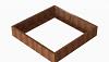 Plantenbak Module+ Corten 150x150x28 cm
