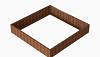 Bloembak Module+ 240x240x42 cm