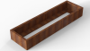 Plantenbak Module+ Corten 210x60x28 cm
