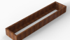 Bloembak Module+ 60x270x28 cm