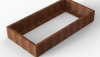 Plantenbak Module+ Corten 180x90x28 cm