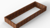 Plantenbak Module+ Corten 240x90x28 cm