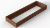 Plantenbak Module+ Corten 270x90x28 cm