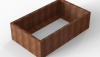 Plantenbak Module+ Corten 150x90x42 cm
