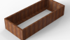Plantenbak Module+ Corten 210x90x42 cm