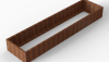 Plantenbak Module+ Corten 360x90x42 cm