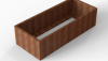 Plantenbak Module+ Corten 210x90x56 cm