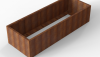 Plantenbak Module+ Corten 240x90x56 cm