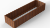 Plantenbak Module+ Corten 300x90x56 cm