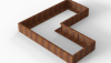 Bloembak Module+ L-vorm 90x210x210x28 cm