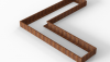 Bloembak Module+ L-vorm 90x360x360x28 cm