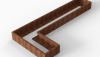 Bloembak Module+ L-vorm 60x330x150x28 cm