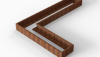 Bloembak Module+ L-vorm 60x330x240x28 cm