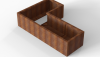 Bloembak Module+ L-vorm 60x120x180x42 cm