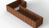 Bloembak Module+ L-vorm 60x120x240x42 cm