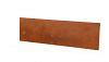 Kantopsluiting Single 300x10 cm - Corten