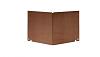 Uitwendige hoek Double (flg) 16.5 cm - Corten