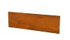 Kantopsluiting Stroke 300x16.5 cm - Corten