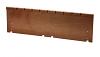 Kantopsluiting Single flex 300x27.7 cm - Corten