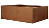 Bloembak vlak - 150x210x40 cm Corten