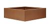 Bloembak vlak - 210x210x40 cm Corten