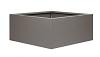 Bloembak vlak - 90x90x40 cm Taupe