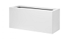 Bloembak vlak - 30x90x40 cm Wit