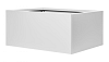 Bloembak vlak - 60x90x40 cm Wit