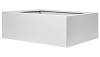 Bloembak vlak - 120x300x40 cm Wit
