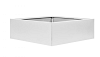 Bloembak vlak - 180x180x40 cm Wit