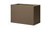 Bloembak vlak - 30x60x40 cm Supra bruin