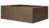 Bloembak vlak - 120x210x40 cm Supra bruin