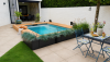 Plantenbak Vlak Grafietzwart 210x60x60 cm