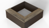 Zitbank - L-vorm 120x120x45.5 cm Douglas