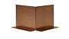 Uitwendige hoek Double (flg) 27.7 cm - Corten