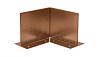Inwendige hoek Double (flg) 27.7 cm - Corten