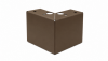Poten set - 9.5 cm hoog Supra bruin