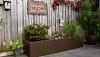Plantenbak Vlak Supra Bruin 120x120x80 cm